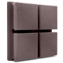 Купить акустическая панель ecosound tetras velvet grey 200x200x50мм цвет серый по низкой цене
