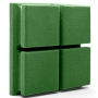 Купить акустическая панель ecosound tetras velvet pistasho 200x200x50мм цвет зелёный по низкой цене