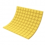 Панель з акустичного поролону Ecosound Tetras Color товщиною 30 мм, розміром 100х100 см, жовтого кольору 
