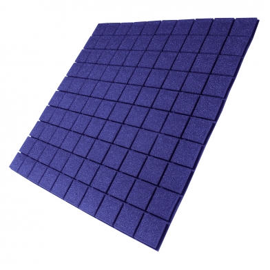 Купить панель з негорючого акустичного поролону ecosound tetras рurple 30х30 см, 30 мм, колір фіолетовий по низкой цене