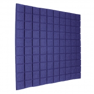 Панель из негорючего акустического поролона Ecosound Tetras Рurple 1х1м, 30 мм, цвет фиолетовый