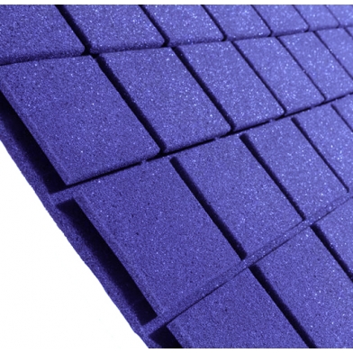 Купить панель из негорючего акустического поролона ecosound tetras рurple 1х1м, 30 мм, цвет фиолетовый по низкой цене