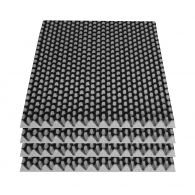 Ячеістий поролон хвиля Ecosound товщина 50мм, ,50х50 см Колір чорний графіт 