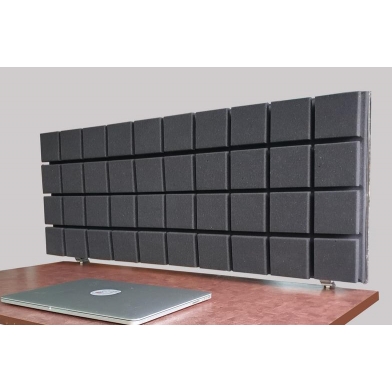 Купить акустична ширма для офісних столів колл центрів настільна ecosound table 1000x400 по низкой цене