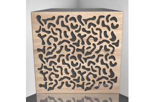 Бас ловушка Ecosound Boomerang Lt-Sonoma-Oak 50 х 50 см 100 мм латте