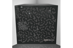 Бас ловушка Ecosound Boomerang Plastic Black 50 х 50 см 100 мм черный пластик