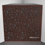 Купить бас ловушка ecosound ecoart wenge 50 х 50 см 100 мм коричневая по низкой цене