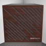 Купить бас ловушка ecosound diagonal wenge 50 х 50 см 100 мм коричневая по низкой цене