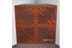 Бас пастка Ecosound 4Diagonals Apple-Locarno 50 х 50 см 100 мм коричневая