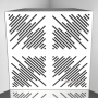 Купить бас ловушка ecosound 4diagonals hdf-white 50 х 50 см 100 мм белая по низкой цене