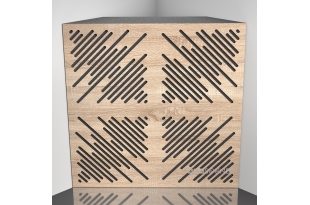 Бас пастка Ecosound 4Diagonals Lt-Sonoma-Oak 50 х 50 см 100 мм латте