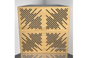 Бас пастка Ecosound 4Diagonals Sherwood-Oak 50 х 50 см 100 мм світлий дуб