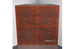 Бас ловушка Ecosound Chimera F Apple-Locarno 50 х 50 см 100 мм коричневая