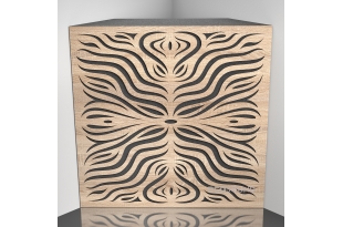 Бас ловушка Ecosound Chimera F Lt-Sonoma-Oak 50 х 50 см 100 мм латте