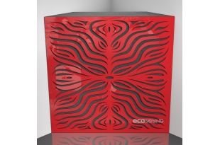 Бас ловушка Ecosound Chimera F Plastic Red 50 х 50 см 100 мм красный пластик
