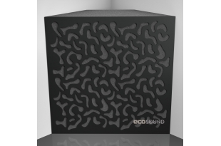 Бас ловушка Ecosound Boomerang HDF-Black 50 х 50 см 150 мм черная