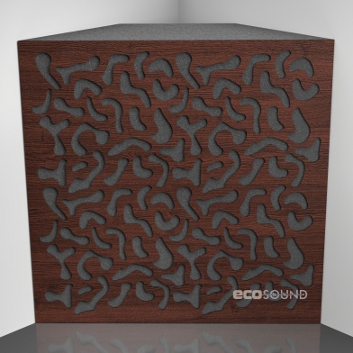 Купить бас ловушка ecosound boomerang wenge 50 х 50 см 150 мм коричневая по низкой цене