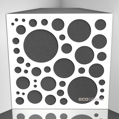 Купить бас ловушка ecosound ecobubble hdf-white 50 х 50 см 150 мм белая по низкой цене