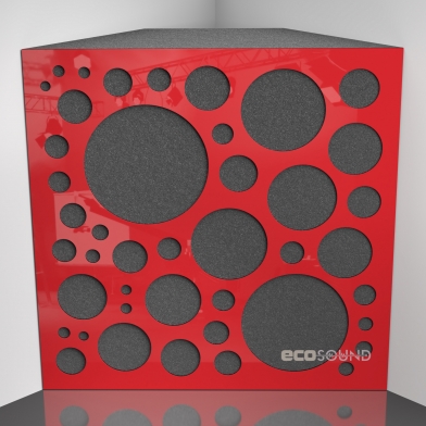 Купить бас ловушка ecosound ecobubble plastic red 50 х 50 см 150 мм красный пластик по низкой цене