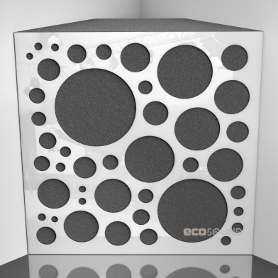 Купить бас ловушка ecosound ecobubble plastic white 50 х 50 см 150 мм белый пластик по низкой цене