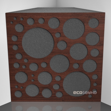 Купить бас ловушка ecosound ecobubble wenge 50 х 50 см 150 мм коричневая по низкой цене