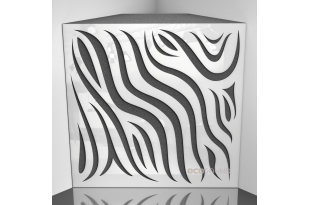 Бас пастка Ecosound Chimera Plastic White 50 х 50 см 150 мм білий пластик