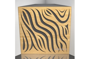 Бас пастка Ecosound Chimera Sherwood-Oak 50 х 50 см 150 мм світлий дуб