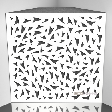 Купить бас ловушка ecosound ecofly hdf-white 50 х 50 см 150 мм белая по низкой цене