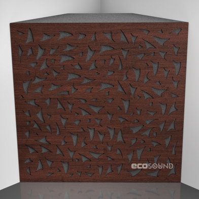 Купить бас ловушка ecosound ecofly wenge 50 х 50 см 150 мм коричневая по низкой цене