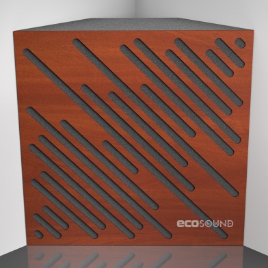 Купить бас ловушка ecosound diagonal apple-locarno 50 х 50 см 150 мм коричневая по низкой цене