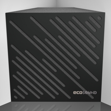 Купить бас ловушка ecosound diagonal hdf-black 50 х 50 см 150 мм черная по низкой цене