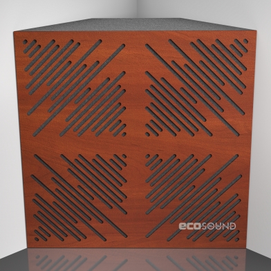 Купить бас ловушка ecosound 4diagonals apple-locarno 50 х 50 см 150 мм коричневая по низкой цене