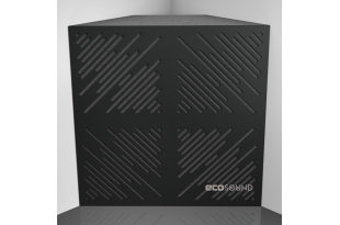 Бас пастка Ecosound 4Diagonals HDF-Black 50 х 50 см 150 мм чорна
