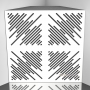 Купить бас ловушка ecosound 4diagonals hdf-white 50 х 50 см 150 мм белая по низкой цене