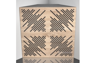 Бас пастка Ecosound 4Diagonals Lt-Sonoma-Oak 50 х 50 см 150 мм латте