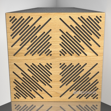 Купить бас ловушка ecosound 4diagonals sherwood-oak 50 х 50 см 150 мм светлый дуб по низкой цене