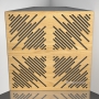 Купить бас ловушка ecosound 4diagonals sherwood-oak 50 х 50 см 150 мм светлый дуб по низкой цене