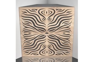 Бас ловушка Ecosound Chimera F Lt-Sonoma-Oak 50 х 50 см 150 мм латте