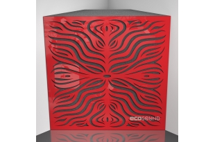 Бас ловушка Ecosound Chimera F Plastic Red 50 х 50 см 150 мм красный пластик