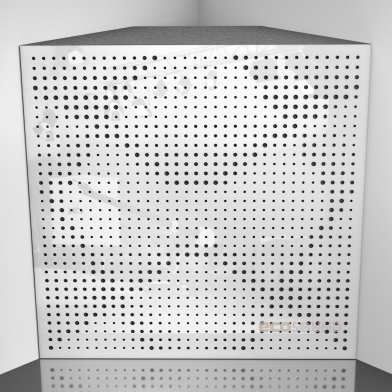 Купить бас ловушка ecosound rhombus plastic white 50 х 50 см 150 мм белый пластик по низкой цене