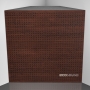 Купить бас ловушка ecosound rhombus wenge 50 х 50 см 150 мм коричневая по низкой цене