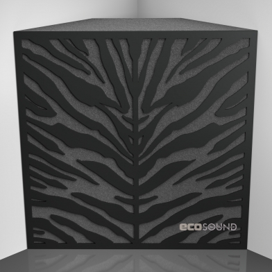 Купить бас ловушка ecosound zebra hdf-black 50 х 50 см 150 мм черная по низкой цене