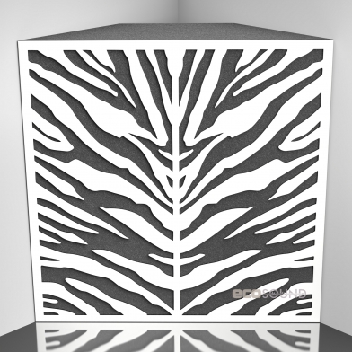 Купить бас ловушка ecosound zebra hdf-white 50 х 50 см 150 мм белая по низкой цене