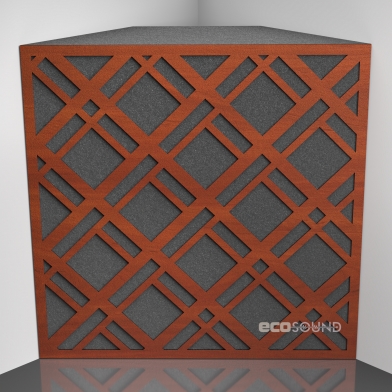 Купить бас ловушка ecosound grille apple-locarno 50 х 50 см 150 мм коричневая по низкой цене