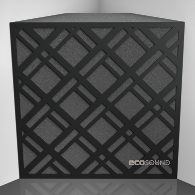 Купить бас ловушка ecosound grille hdf-black 50 х 50 см 150 мм черная по низкой цене