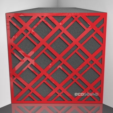 Купить бас ловушка ecosound grille plastic red 50 х 50 см 150 мм красный пластик по низкой цене