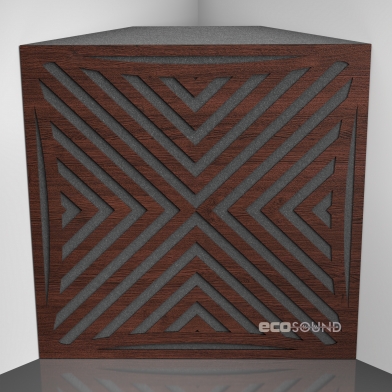 Купить бас ловушка ecosound urban wenge 50 х 50 см 150 мм коричневая по низкой цене