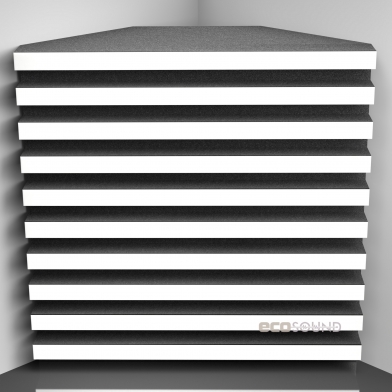 Купить бас ловушка ecosound comb hdf-white 50 х 50 см 150 мм белая по низкой цене