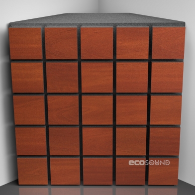 Купить бас ловушка ecosound tetras wood apple-locarno 50 х 50 см 150 мм коричневая по низкой цене
