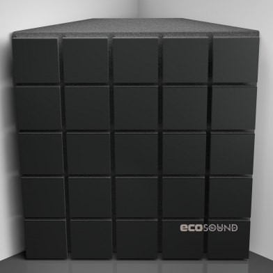 Купить бас ловушка ecosound tetras wood hdf-black 50 х 50 см 150 мм черная по низкой цене